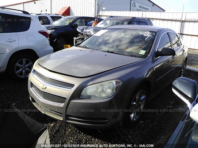 1G1ZG57B48F159726 - 2008 CHEVROLET MALIBU LS თაფლისფერი ფოტო 2