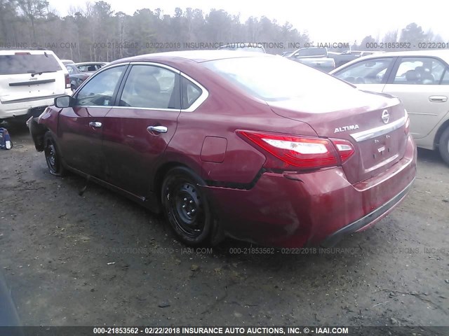 1N4AL3AP6GN371448 - 2016 NISSAN ALTIMA 2.5/S/SV/SL/SR MAROON photo 3