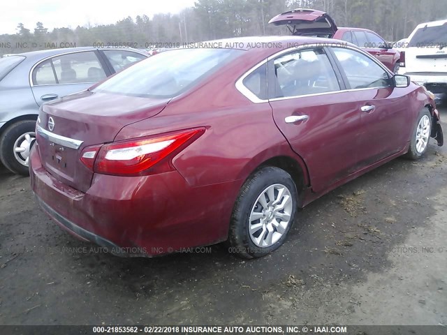 1N4AL3AP6GN371448 - 2016 NISSAN ALTIMA 2.5/S/SV/SL/SR MAROON photo 4