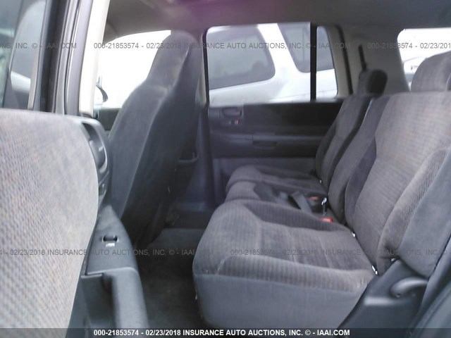 1D4HS48N53F503905 - 2003 DODGE DURANGO SLT GRAY photo 8