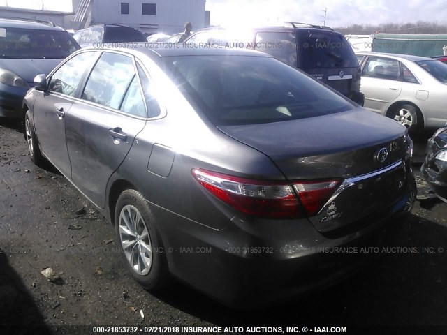 4T1BF1FKXHU313966 - 2017 TOYOTA CAMRY LE/XLE/SE/XSE GRAY photo 3