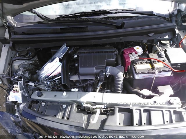 ML32F3FJ8HHF07997 - 2017 MITSUBISHI MIRAGE G4 ES შავი ფოტო 10