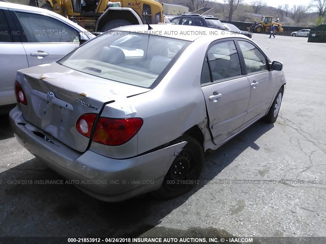 1NXBR32E43Z151246 - 2003 TOYOTA COROLLA CE/LE/S GOLD photo 4