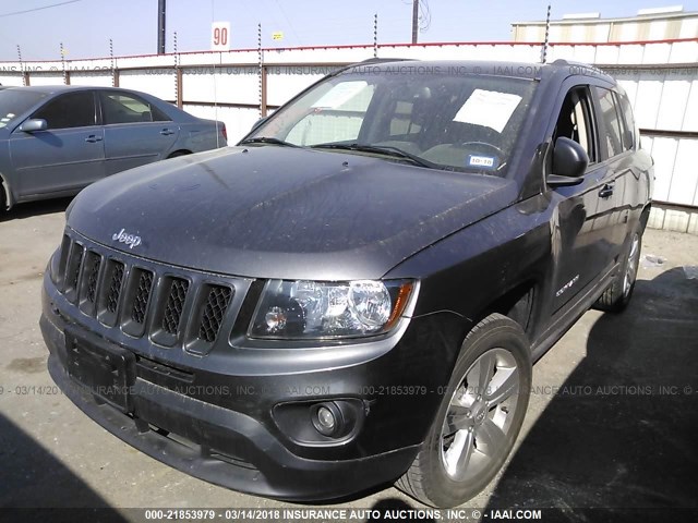 1C4NJDBB4GD549860 - 2016 JEEP COMPASS SPORT GRAY photo 2