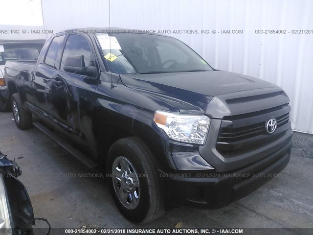 5TFTY5F19FX008861 - 2015 TOYOTA TUNDRA DOUBLE CAB SR/SR5 BLACK photo 1