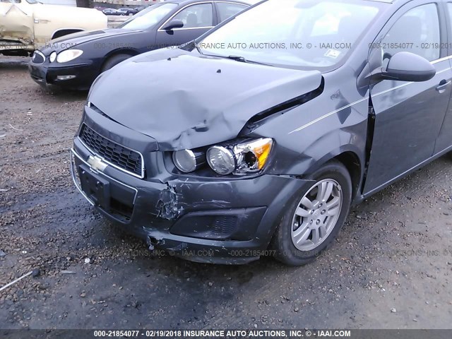 1G1JC5SH1C4215646 - 2012 CHEVROLET SONIC LT GRAY photo 6