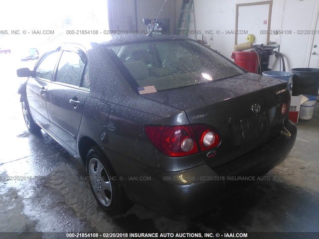 1NXBR32EX8Z006106 - 2008 TOYOTA COROLLA CE/LE/S GRAY photo 3