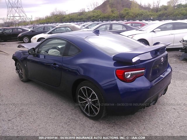 JF1ZNAA18H9701730 - 2017 TOYOTA 86 SPECIAL EDITION BLUE photo 3