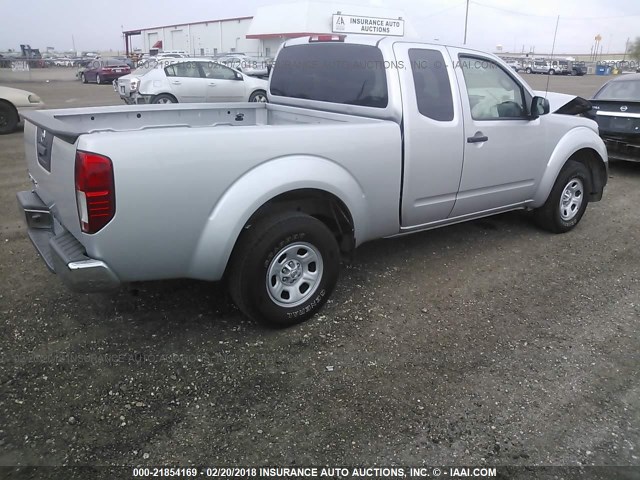 1N6BD0CT4FN706979 - 2015 NISSAN FRONTIER S/SV SILVER photo 4
