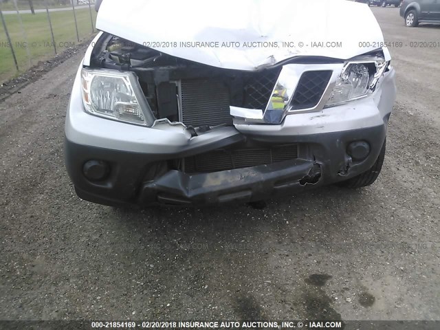 1N6BD0CT4FN706979 - 2015 NISSAN FRONTIER S/SV SILVER photo 6