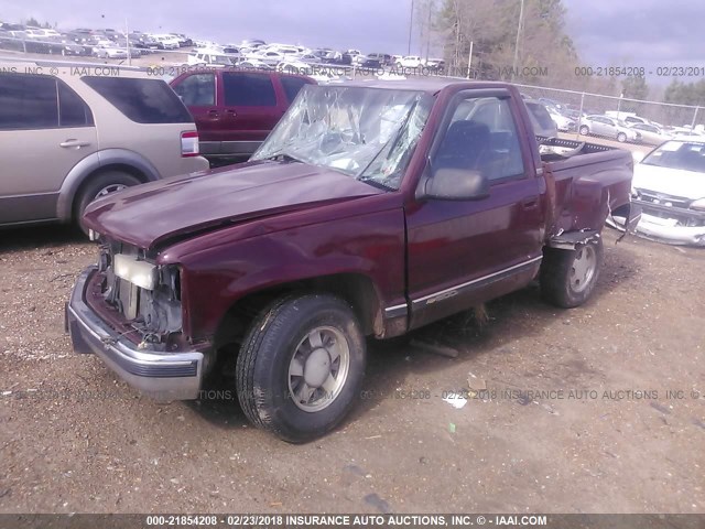 1GCEC14W6VZ116971 - 1997 CHEVROLET GMT-400 C1500 MAROON photo 1