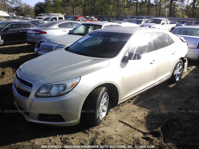 1G11B5SA9DF345525 - 2013 CHEVROLET MALIBU LS ოქროსფერი ფოტო 2