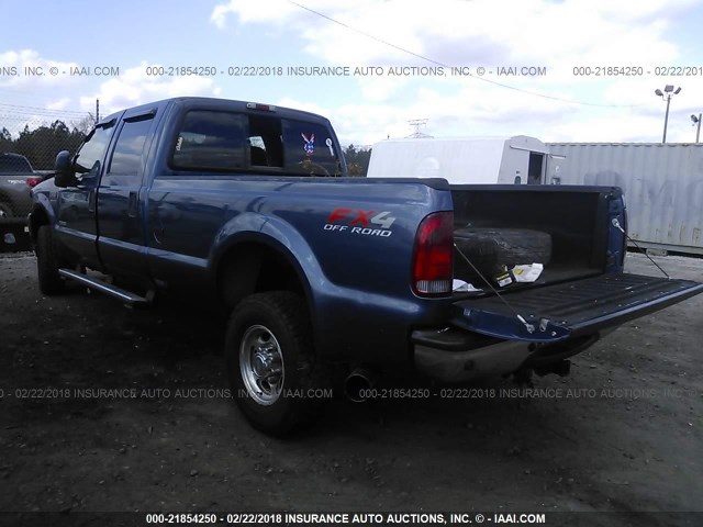 1FTSW31P84EB58065 - 2004 FORD F350 SRW SUPER DUTY BLUE photo 3