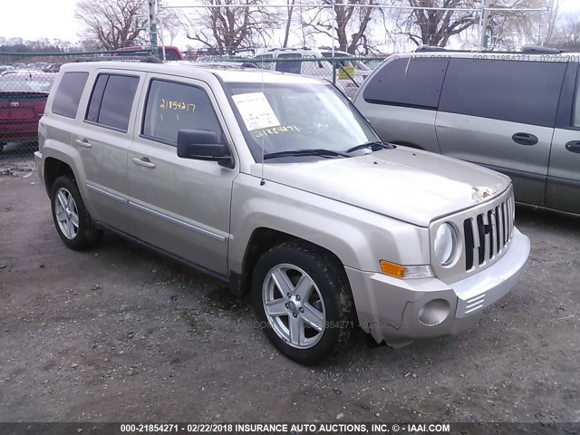 1J4NF4GB3AD637729 - 2010 JEEP PATRIOT LIMITED TAN photo 1