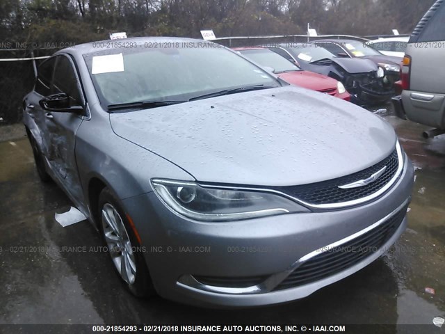 1C3CCCAB1GN144163 - 2016 CHRYSLER 200 LIMITED SILVER photo 1