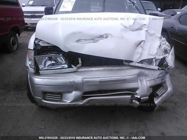 JACDJ58X617J08319 - 2001 ISUZU TROOPER S/LS/LIMITED WHITE photo 6