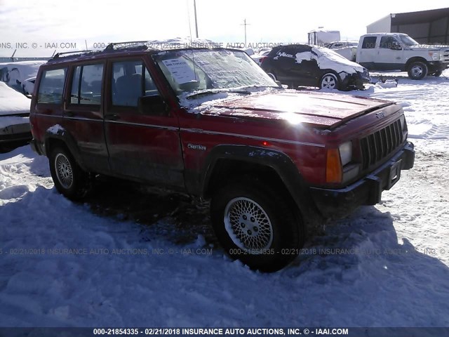 1J4FJ78S0TL252303 - 1996 JEEP CHEROKEE COUNTRY RED photo 1