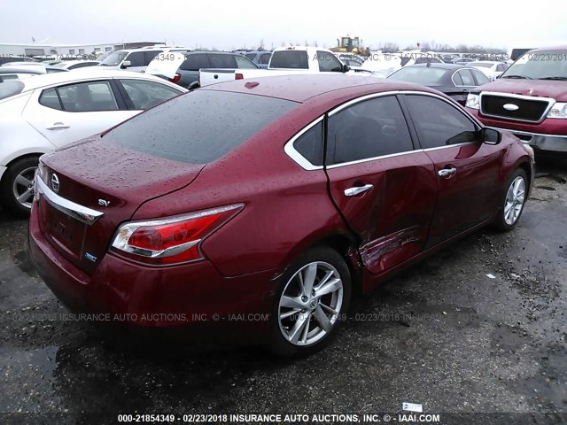 1N4AL3AP3DN562157 - 2013 NISSAN ALTIMA 2.5/S/SV/SL RED photo 4