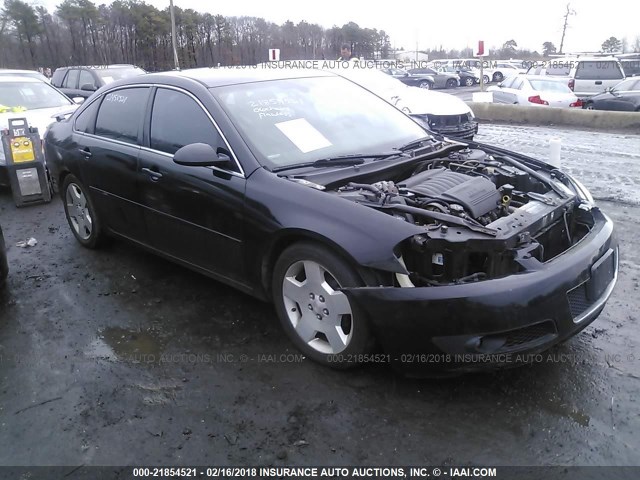 2G1WD58C069420505 - 2006 CHEVROLET IMPALA SUPER SPORT BLACK photo 1