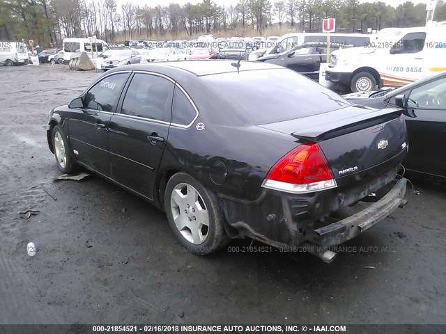 2G1WD58C069420505 - 2006 CHEVROLET IMPALA SUPER SPORT BLACK photo 3