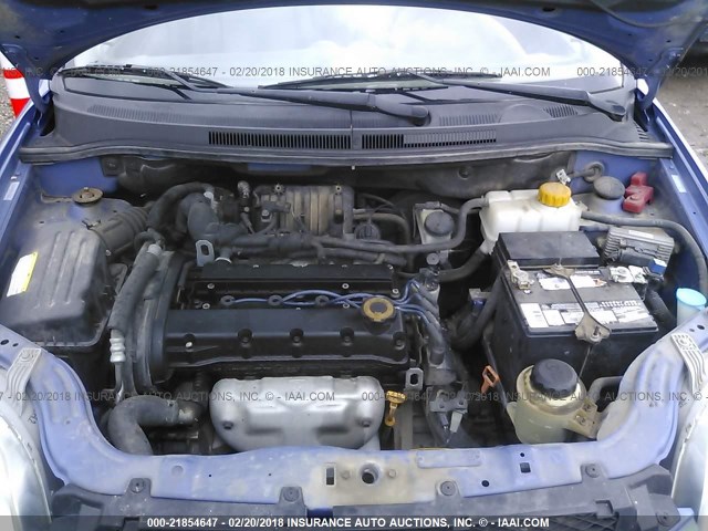 KL1TD56668B217750 - 2008 CHEVROLET AVEO LS BLUE photo 10