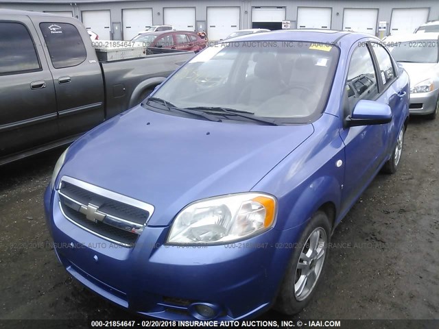 KL1TD56668B217750 - 2008 CHEVROLET AVEO LS BLUE photo 6