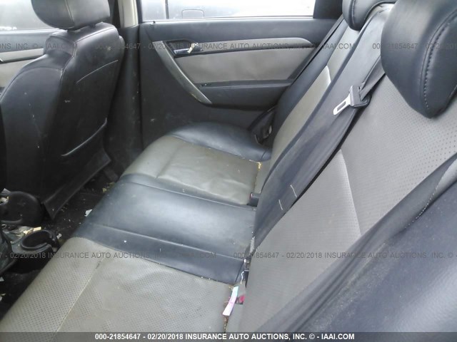 KL1TD56668B217750 - 2008 CHEVROLET AVEO LS BLUE photo 8