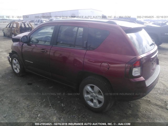 1C4NJCBA5ED801033 - 2014 JEEP COMPASS SPORT RED photo 3