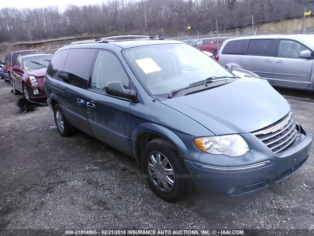 2A8GP64L16R832357 - 2006 CHRYSLER TOWN & COUNTRY LIMITED BLUE photo 1