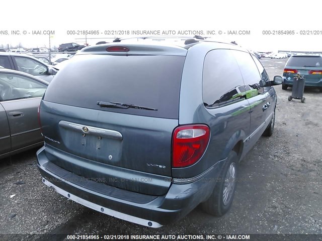 2A8GP64L16R832357 - 2006 CHRYSLER TOWN & COUNTRY LIMITED BLUE photo 4