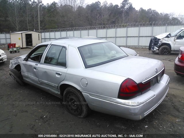 2MEFM74W05X604371 - 2005 MERCURY GRAND MARQUIS GS SILVER photo 3