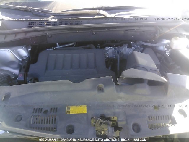 5TDJKRFH8GS237018 - 2016 TOYOTA HIGHLANDER XLE ვერცხლისფერი ფოტო 10