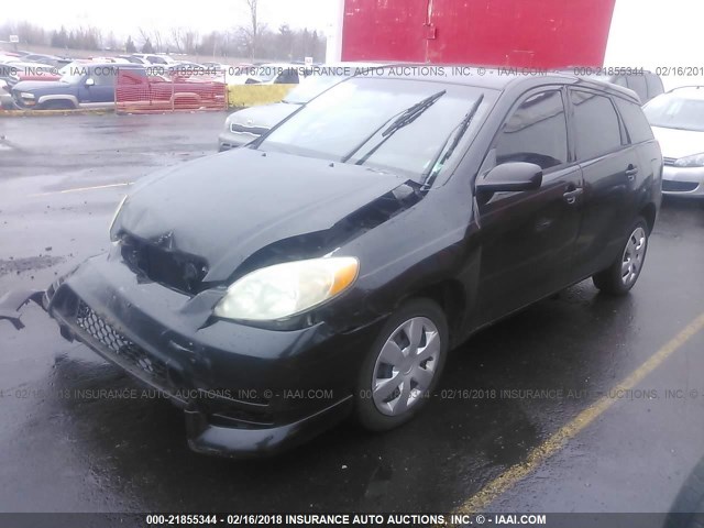 2T1LR32E33C065545 - 2003 TOYOTA COROLLA MATRIX XR BLACK photo 2