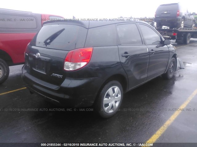 2T1LR32E33C065545 - 2003 TOYOTA COROLLA MATRIX XR BLACK photo 4