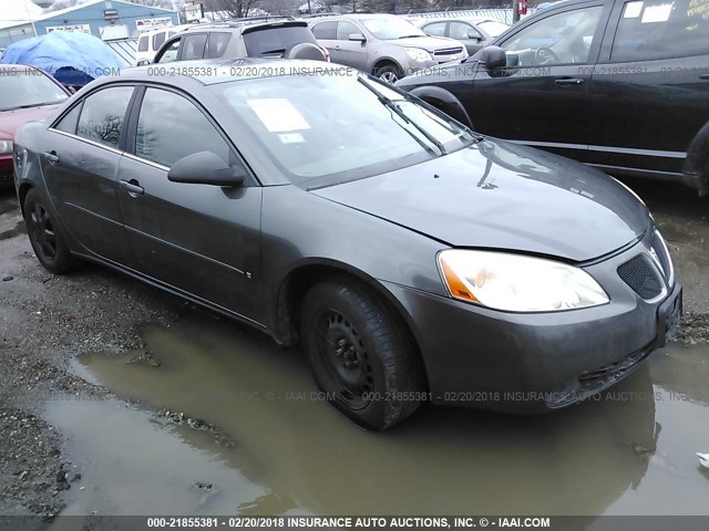 1G2ZF58B374191185 - 2007 PONTIAC G6 VALUE LEADER/BASE GRAY photo 1