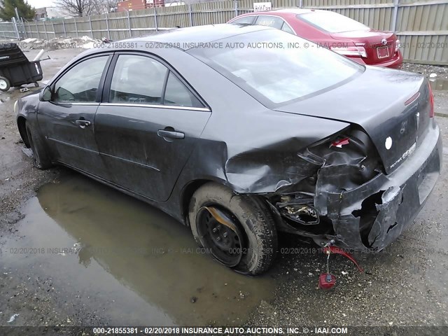 1G2ZF58B374191185 - 2007 PONTIAC G6 VALUE LEADER/BASE GRAY photo 3