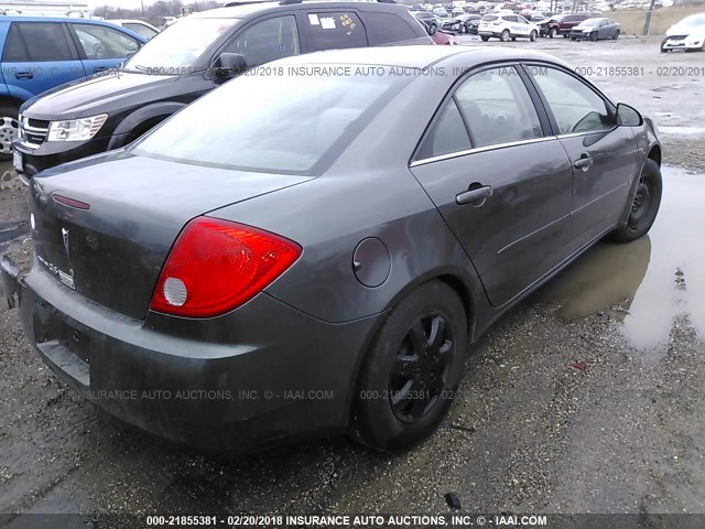 1G2ZF58B374191185 - 2007 PONTIAC G6 VALUE LEADER/BASE GRAY photo 4