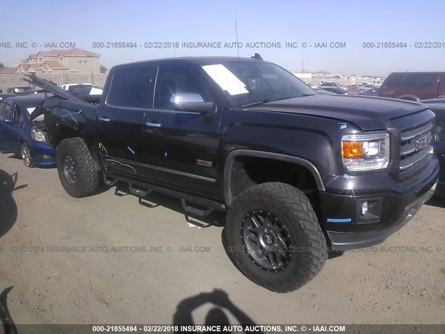 3GTU2UEC1FG325475 - 2015 GMC SIERRA K1500 SLE BLACK photo 1