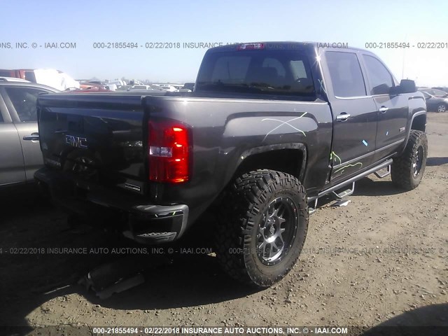 3GTU2UEC1FG325475 - 2015 GMC SIERRA K1500 SLE BLACK photo 4