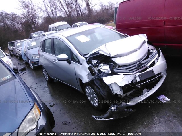 3N1CE2CP5FL401321 - 2015 NISSAN VERSA NOTE S/S PLUS/SV/SL/SR SILVER photo 1