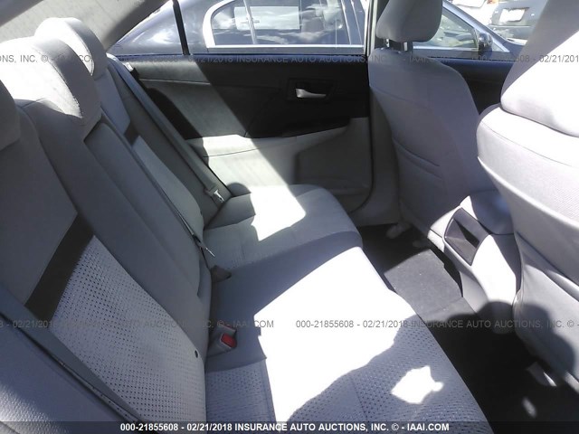 4T4BF1FK1DR298015 - 2013 TOYOTA CAMRY L/SE/LE/XLE 银色 照片 8