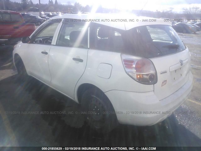 2T1KR32E96C621020 - 2006 TOYOTA COROLLA MATRIX XR WHITE photo 3