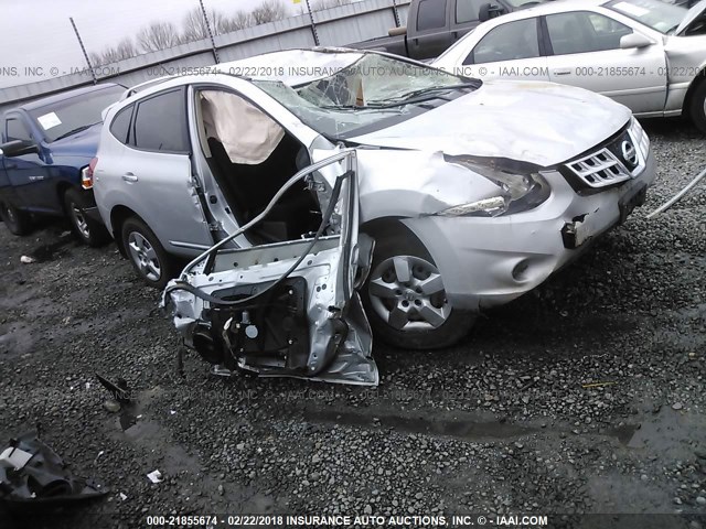 JN8AS5MT0EW611168 - 2014 NISSAN ROGUE SELECT S SILVER photo 1