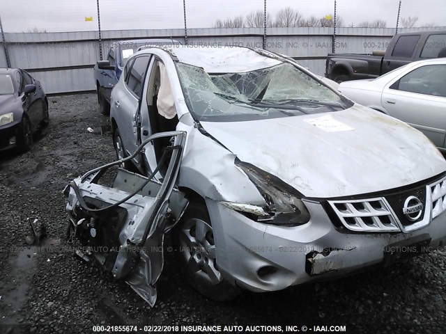 JN8AS5MT0EW611168 - 2014 NISSAN ROGUE SELECT S SILVER photo 6