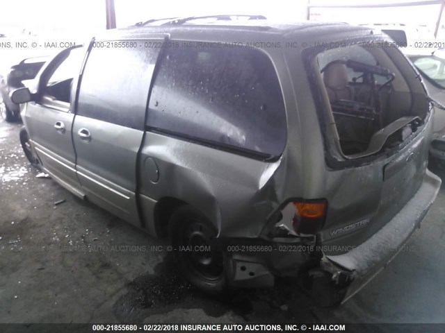 2FMDA5344YBC85768 - 2000 FORD WINDSTAR SEL GRAY photo 3