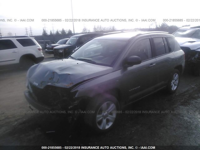 1J4NT1FA2BD236335 - 2011 JEEP COMPASS SPORT GRAY photo 2