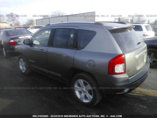 1J4NT1FA2BD236335 - 2011 JEEP COMPASS SPORT GRAY photo 3