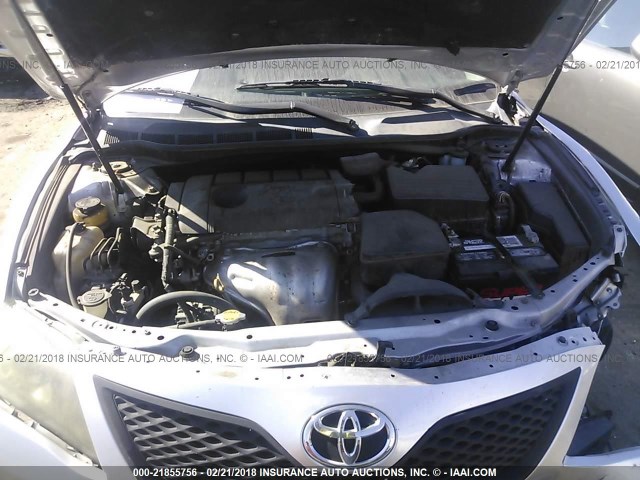 4T1BF3EK0BU601628 - 2011 TOYOTA CAMRY SE/LE/XLE 银色 照片 10