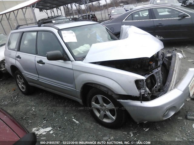 JF1SG65603H768464 - 2003 SUBARU FORESTER 2.5XS SILVER photo 1