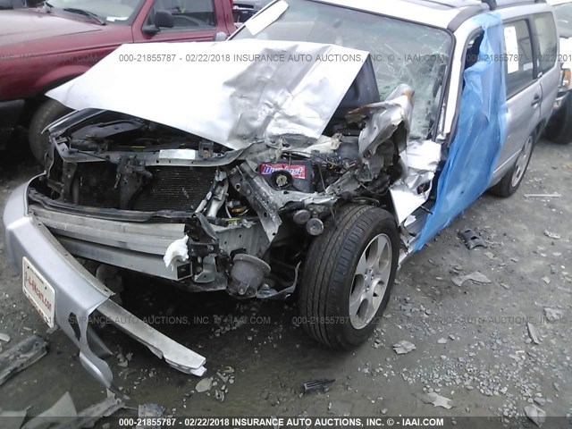 JF1SG65603H768464 - 2003 SUBARU FORESTER 2.5XS Серебристый фото 6